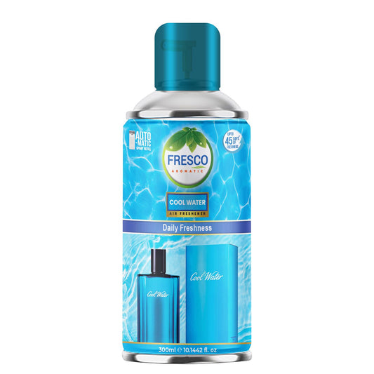 Fresco (Cool Water) Air Freshener Refill For Auto Dispenser | 300ML
