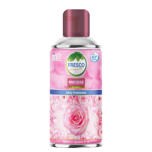Fresco (Rose) Air Freshener Refill For Auto Dispenser | 300ML
