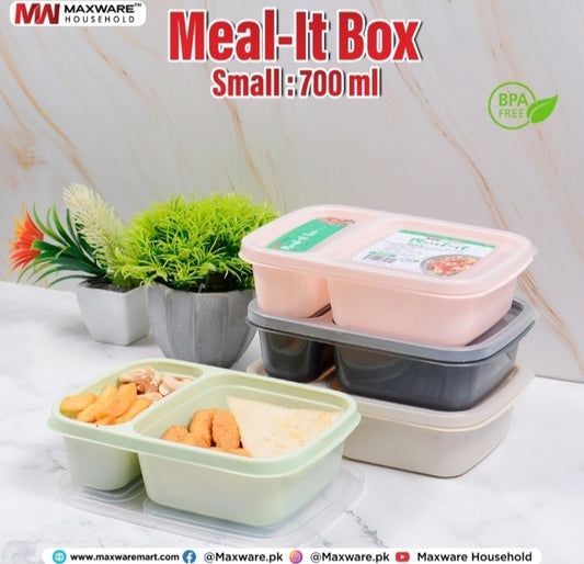Lunch Box with two portions/Compartments, Best Meal box for Office/School/College