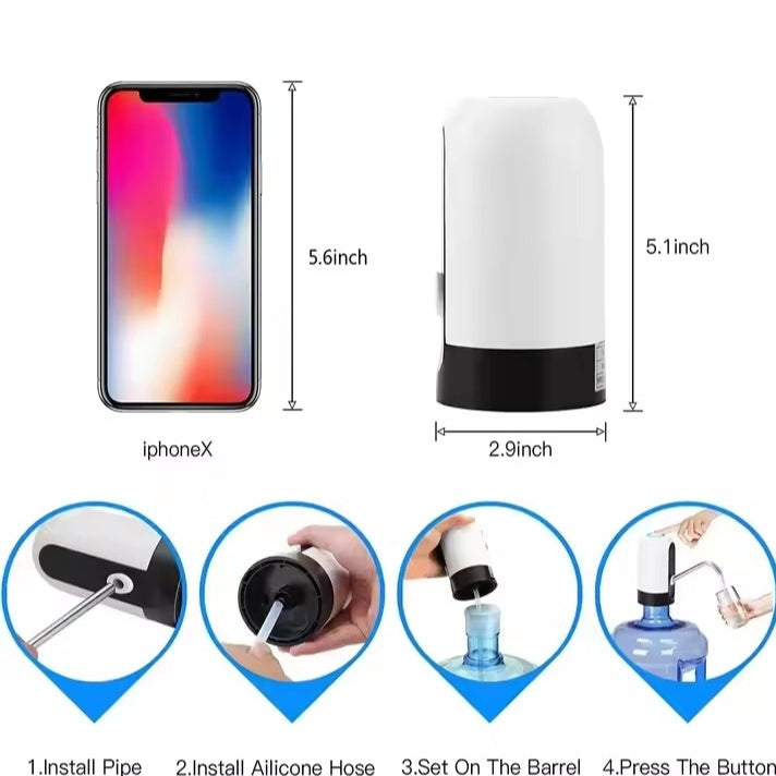 Electric Water Dispenser Pump USB Rechargeable