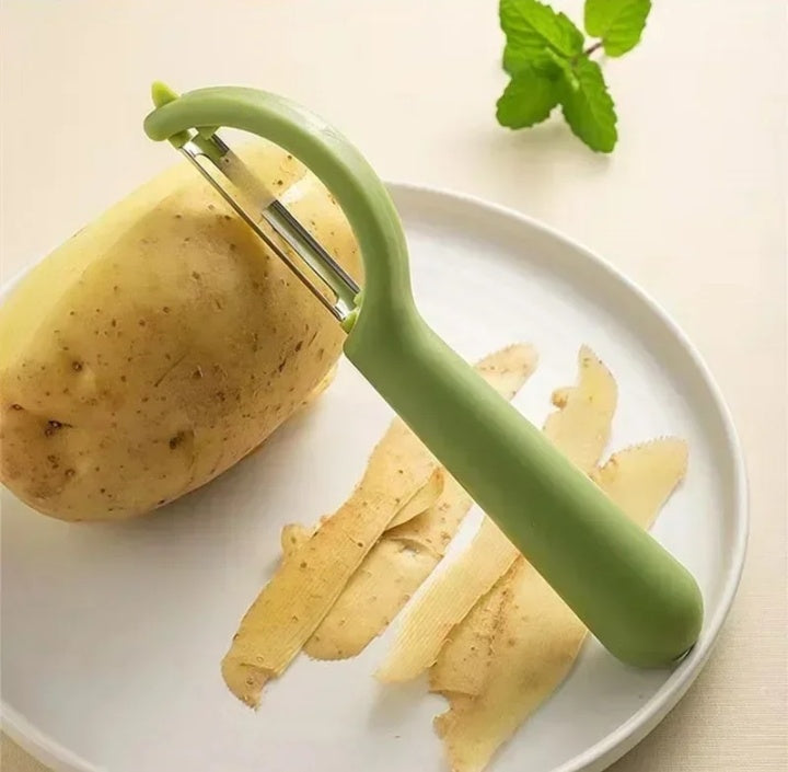 Kitchen Plastic Handle Fruit Vegetable Peeler Peeling Tool Cutter