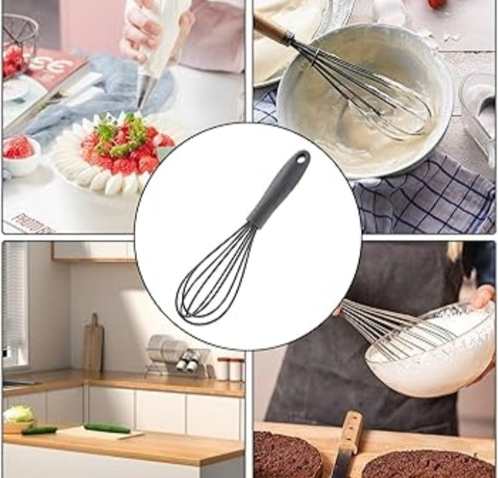 Hand Push Egg Mixer | Durable, Food-Grade Kitchen Egg Whisk for Baking & Cooking | Rust-Resistant, Easy-to-Clean Multi-Purpose Whisk with Ergonomic Handle