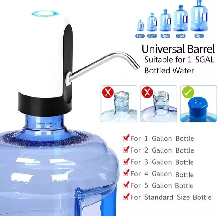 Electric Water Dispenser Pump USB Rechargeable