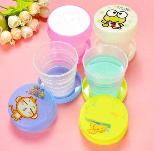 pack of 2 Portable Folding Collapsible Magic Glass- MagicGlass for Water - Portable Glass Collapsible