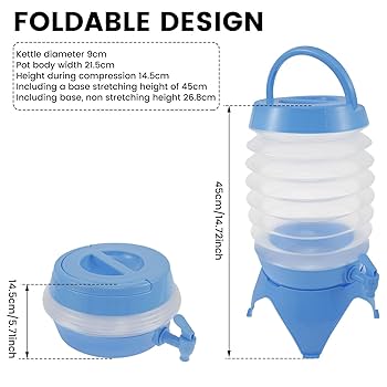 5.5L Best for Camping Light Weight Foldable Water Cooler