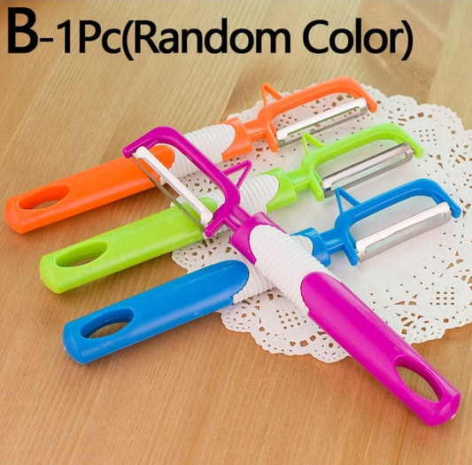 Peeler - Multicolor imported Plastic Potato Peeler Random Color