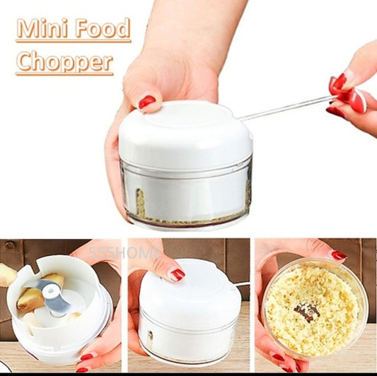 Mini Garlic Slicer Household Mincing Machine Minced Hand Pull Grinder Grill Vegetable Meat Kitchen Multi Chopper Shredder Gadget