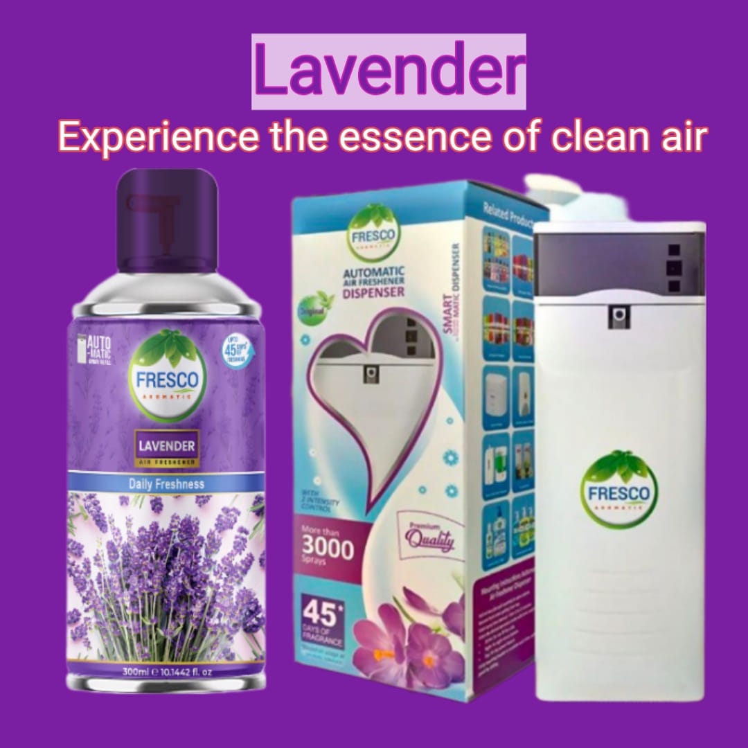 Fresco levender) Air Freshener Refill For Auto Dispenser | 300ML