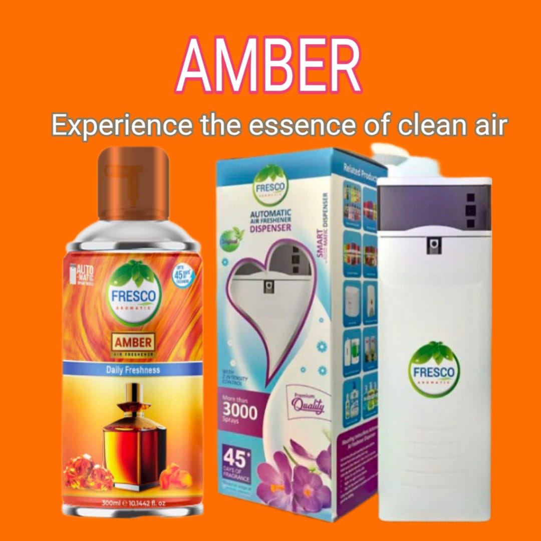 Fresco (amber) Air Freshener Refill For Auto Dispenser | 300ML