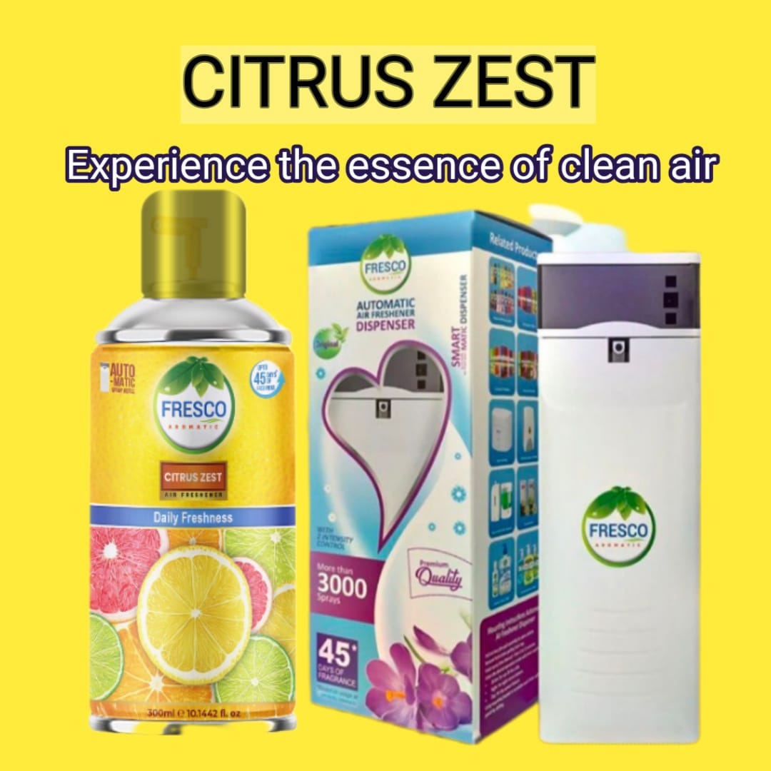 Fresco Citrus Zest air freshener refill for auto dispenser 300ml