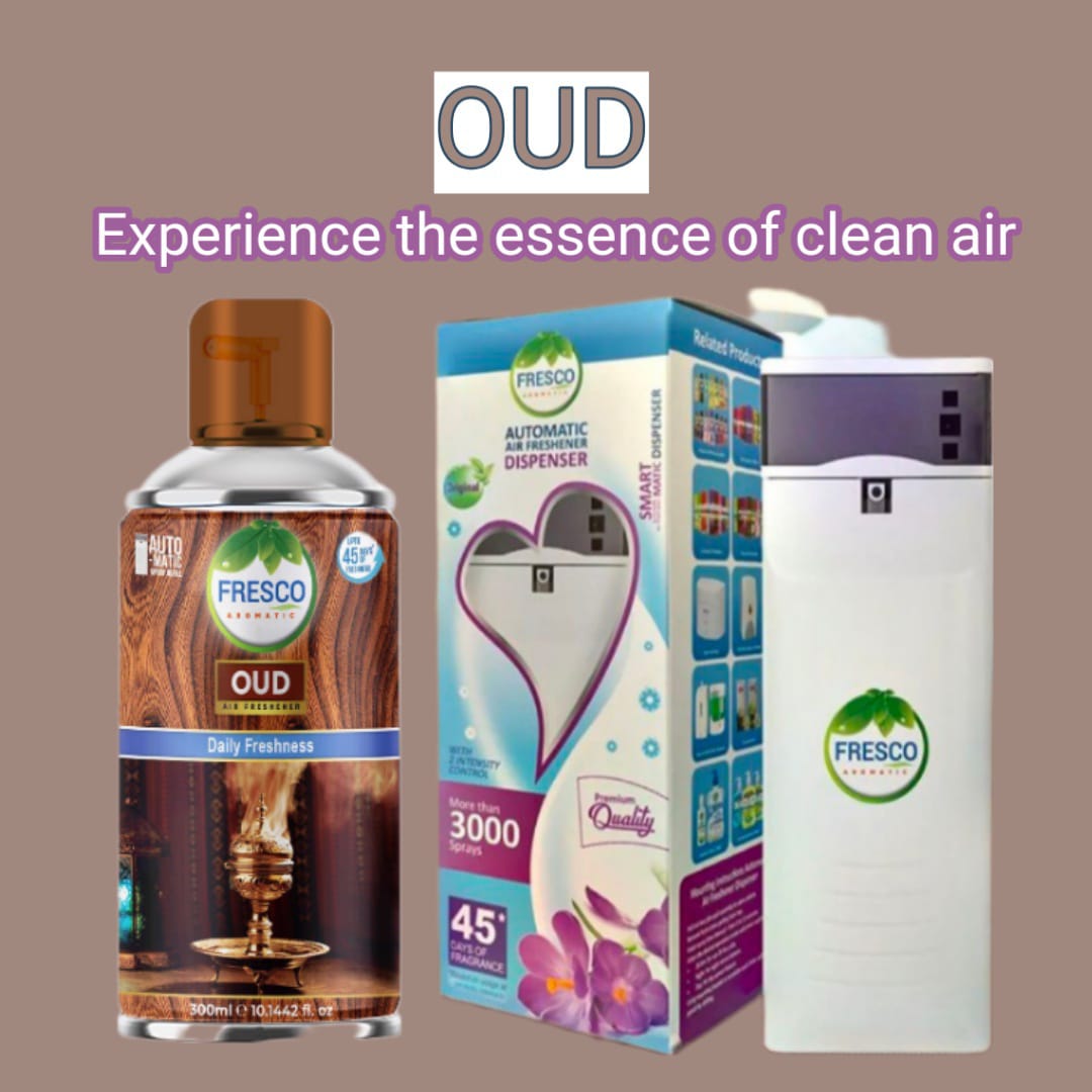 Fresco oud  Air Freshener Refill For Auto Dispenser | 300ML