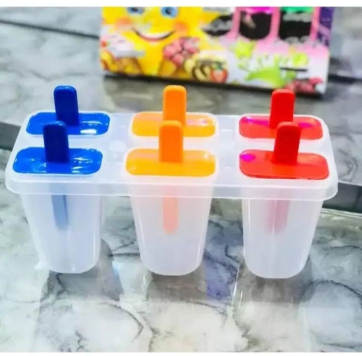 Pack of 6 Reusable Ice kuilfMaker Ice Cream Molds Kulfi Maker set