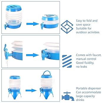 5.5L Best for Camping Light Weight Foldable Water Cooler