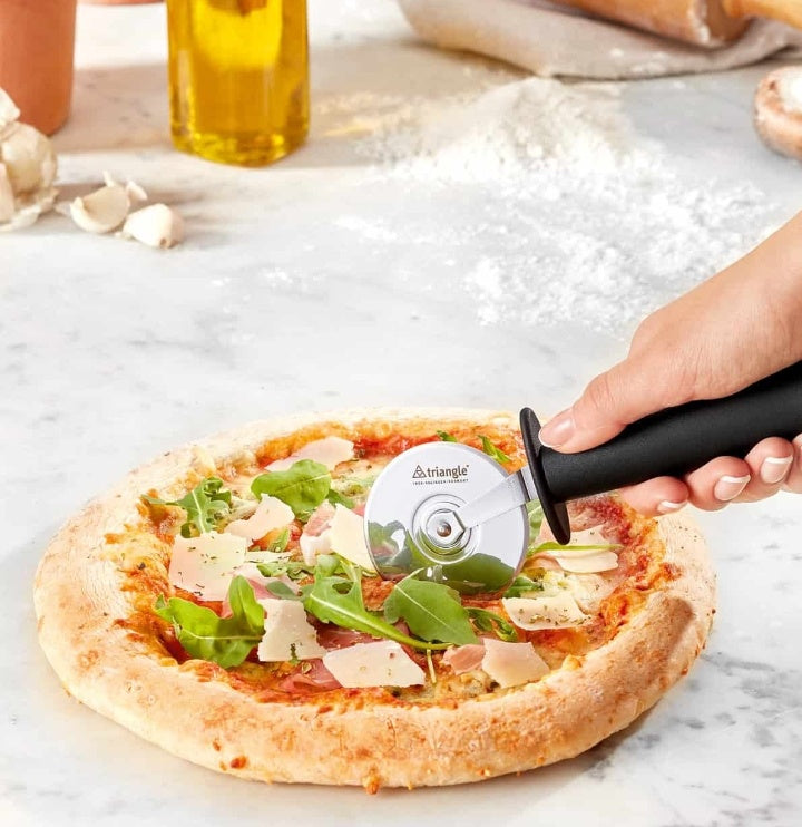 Pizza Cutter Stainless Steel Balde Rubber Handle Big Blade Household Kitchen Accessories Pizza Cutter Wheels