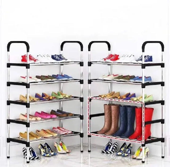 5-Layer Shoe Rack – Space-Saving Shoe Storage Organizer for Home & Office