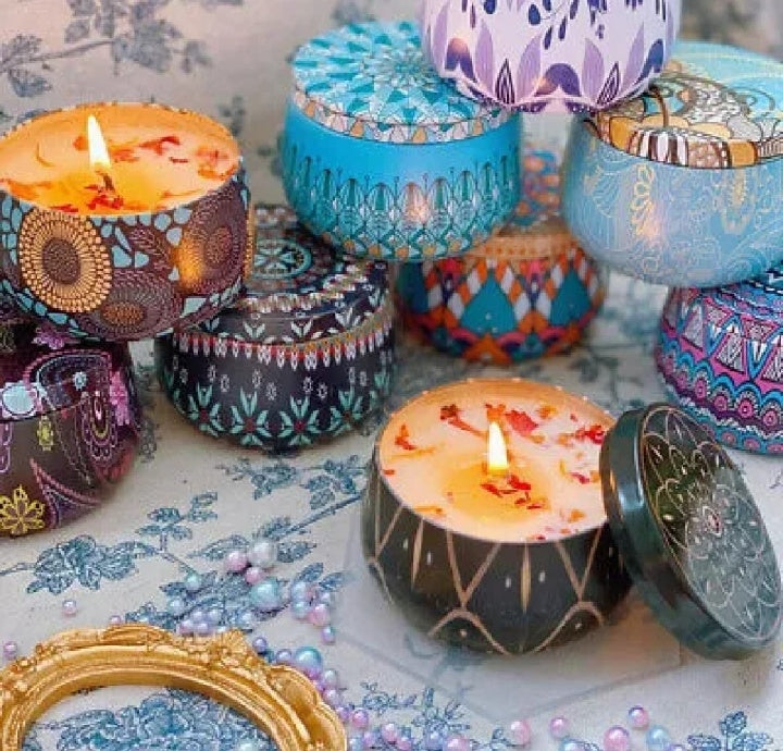 sented candle for rooms snd decoration matka design
