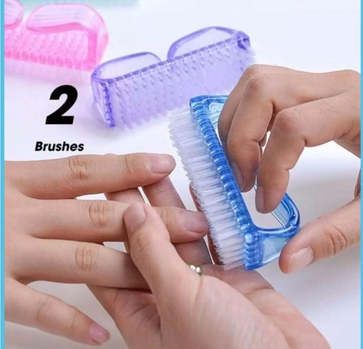 Pack of 2 Mini multi purpose cleaning brushes for your body and other purposes