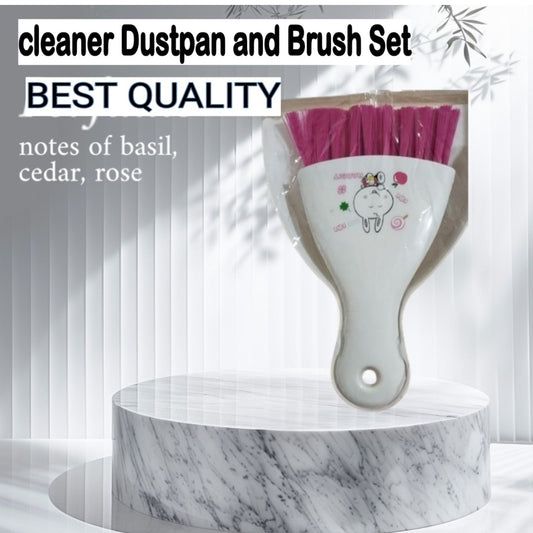 Cleaner Dustpan and Brush Set
cleanups in the kitchen, living room, or office.