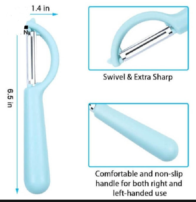 Potato Peeler With Plastic Hand - YJ-002 Multi Color Arbitrary Color On Demand