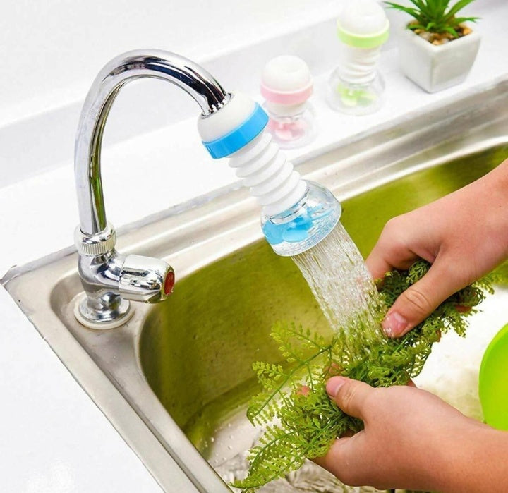 Fan Faucet 360 Degree Water Saving Tap, Anti Splash Tap, Sprayer Faucet Nozzle Filter Aerator Diffuser Water-saving Device for Kitchen Bathroom