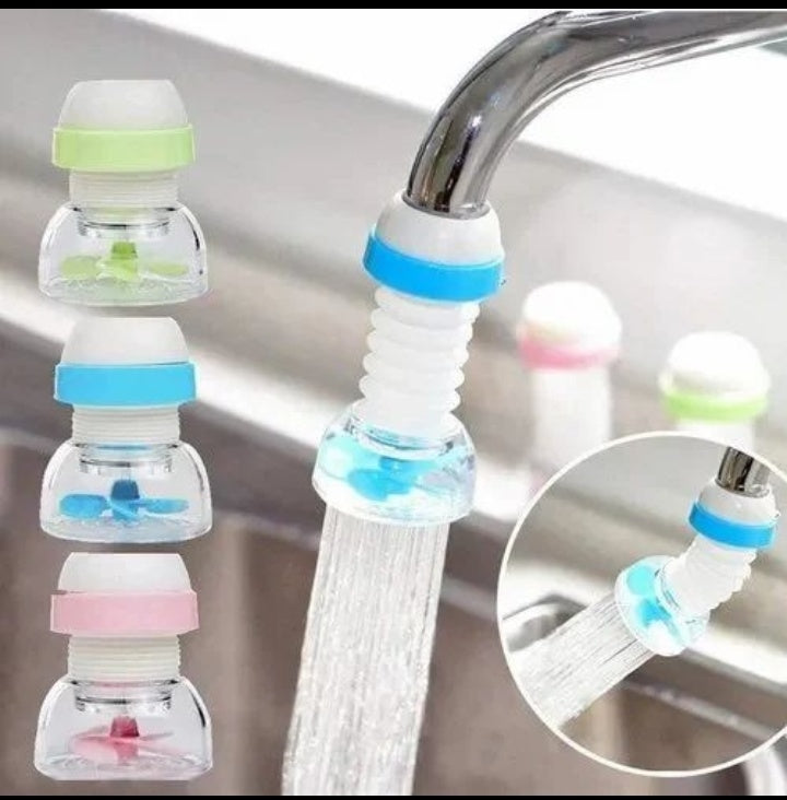 Fan Faucet 360 Degree Water Saving Tap, Anti Splash Tap, Sprayer Faucet Nozzle Filter Aerator Diffuser Water-saving Device for Kitchen Bathroom