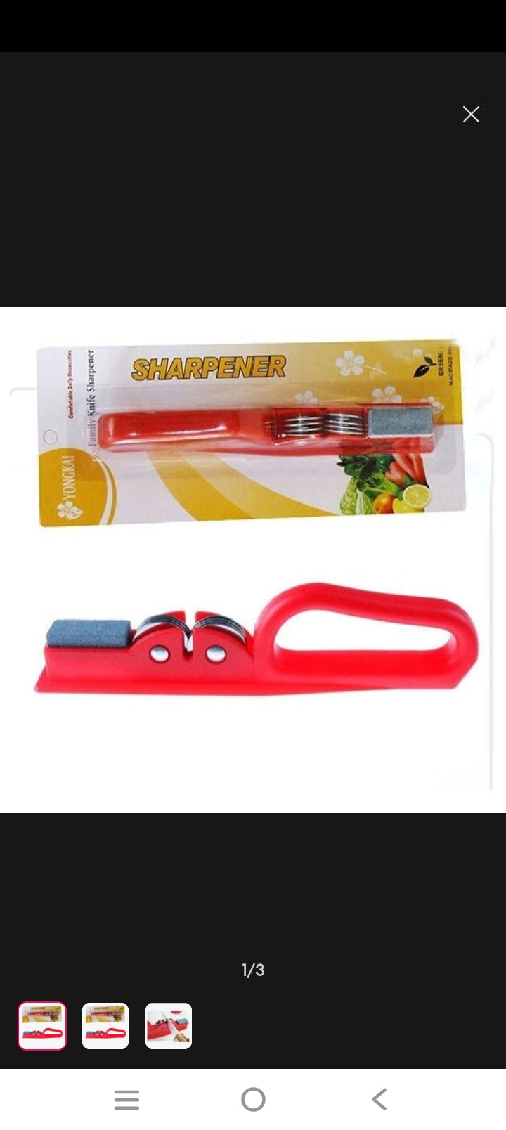 Knife Sharpener Safe and Easy Sharpening Tool for Sharpening Kitchen Knives Chef Knives