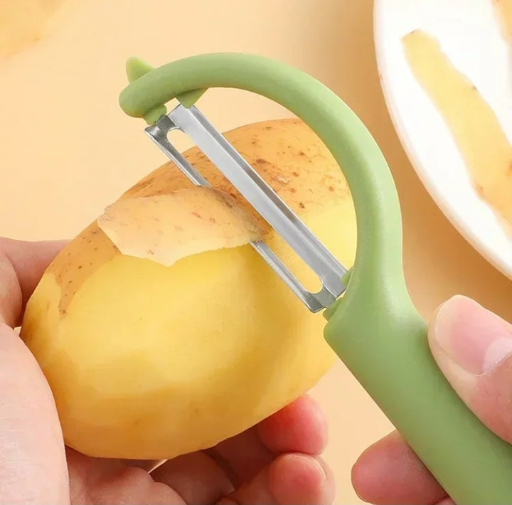 Kitchen Plastic Handle Fruit Vegetable Peeler Peeling Tool Cutter