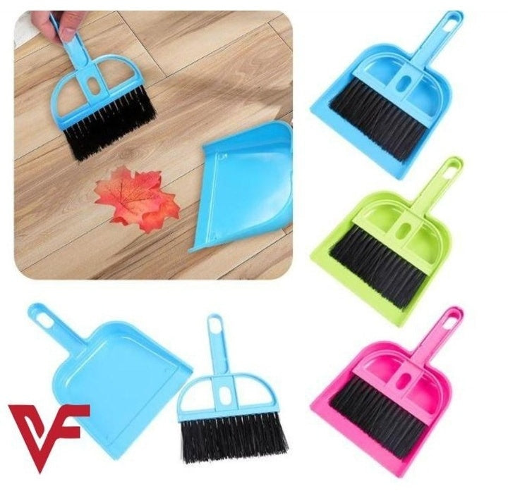 Dustpan with Brush - Hand Broom and Scoop Dustpan Set [Turquoise]