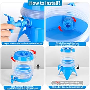 5.5L Best for Camping Light Weight Foldable Water Cooler